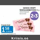GEISHA CRISPY ŠOKOLAADIBATOON 41 G