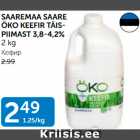 Allahindlus - SAAREMAA SAARE ÖKO KEEFIR TÄISPIIMAST 3,8 - 4,2%, 2 kg