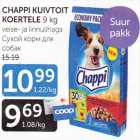 CHAPPI KUIVTOIT KOERTELE 9 kg