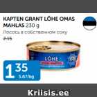 KAPTEN GRANT LÕHE OMAS MAHLAS 230 G