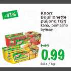 Allahindlus - Knorr Bouillonette puljong 112g kana, loomaliha