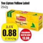 Магазин:Grossi,Скидка:Чай Lipton Yellow Label