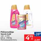 Allahindlus - Plekieemaldaja Vanish Gold 1,8 l, 625 g