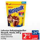 Lahustuv kakaojoogipulber Nesquik, Nestle, 600 g