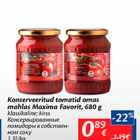 Магазин:Maxima,Скидка:Консервированные помидоры в собственном соку