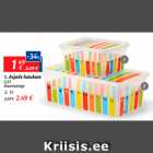 1. Asjade hoiukast 2,5 l; 2. 5 l
