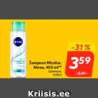 Allahindlus - Šampoon Micellar,
Nivea, 400 ml**