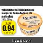 Vähendatud rasvasisaldusega margariin Delma koduse või maitseline