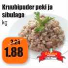 Kruubipuder peki ja sibulaga kg