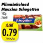 Piimašokolaad Mauxion Schogetten 100g 3 sorti