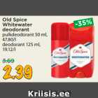 Allahindlus - Old Spice
Whitewater
deodorant 