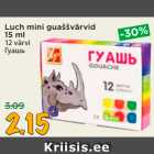 Luch mini guaššvärvid
15 ml