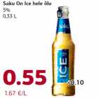 Alkohol - Saku On Ice hele õlu