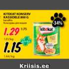 KITEKAT KONSERV KASSIDELE 800 G