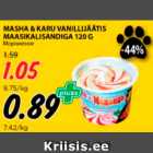 MASIKA & KARU VANILLIJÄÄTIS MAASIKALISANDIGA 120 G