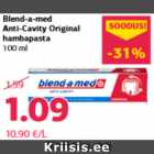 Blend-a-med
Anti-Cavity Original
hambapasta
100 ml