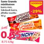 Allahindlus - Sante Granola
müslibatoon