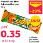 Nestlé Lion Wild
šokolaadibatoon
30 g