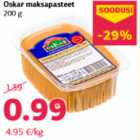 Allahindlus - Oskar maksapasteet
200 g