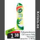 Puhastuskreem
Cif Lemon 540g
 