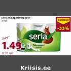 Бытовая бумага
Serla 3 рулона