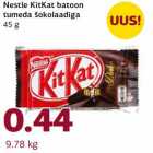 Allahindlus - Nestle KitKat batoon
tumeda šokolaadiga
45 g