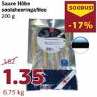 Солёное филе сельди Saare Hõbe
200 г