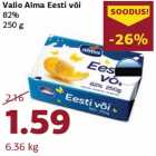 Valio Alma Eesti või
82%
250 g