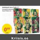 Магазин:Maxima,Скидка:Соковый напиток Aura Fresh, 2 л