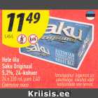 Allahindlus - Hele õlu
Saku Originaal
5,2%, 24-kohver