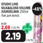 STUDIO LINE SILK&GLOSS VOLUME JUUKSELAKK 250ml