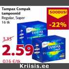 Tampax Compak
tampoonid