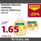 Allahindlus - Palmolive Naturals
vedelseep