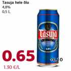 Tasuja hele õlu
4,8%
0,5 L