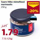 Allahindlus - Saare Hõbe räimefileed
marinaadis
250 g