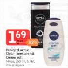 Dušigeel Active Clean meestele või Creme Soft