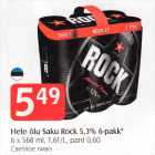 Hele õlu Saku Rock 