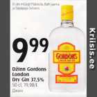 Džinn Gordons London Dry Gin 37,5%, 50 cl
