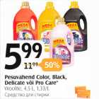 Pesuvahend Color, Black, Delicate või Pro Care*