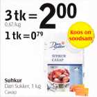 Allahindlus - Suhkur Dan Sukker, 1 kg