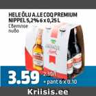 HELE ÕLU A.LE COQ PREMIUM NIPPEL