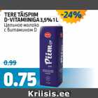 TERE TÄISPIIM D-VITAMIINIGA