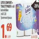 Allahindlus - Lotus comfort+ tualettpaber