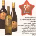Pransusmaa KPN vein Barton & Guestier Gold Label
