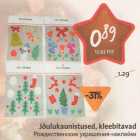 Jõulukaunistused, kleebitavad
