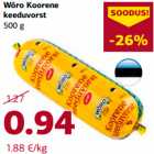 Wõro Koorene keeduvorst