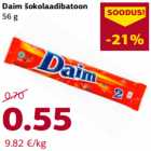 Daim šokolaadibatoon