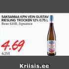 SAKSAMAA KPN VEIN GUSTAV REISLING TROCKEN
