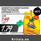 Allahindlus - GASEERITUD KARASTUSJOOK TRADITSIOONILINE LIMONAAD 