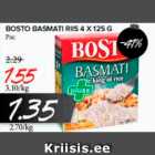 BOSTO BASMATI RIIS 4 X 125 G